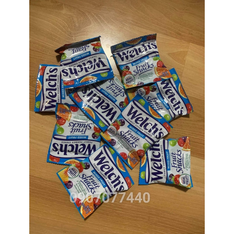 Kẹo dẻo trái cây Welch's date 5/2024 - EDS Hàng Mỹ