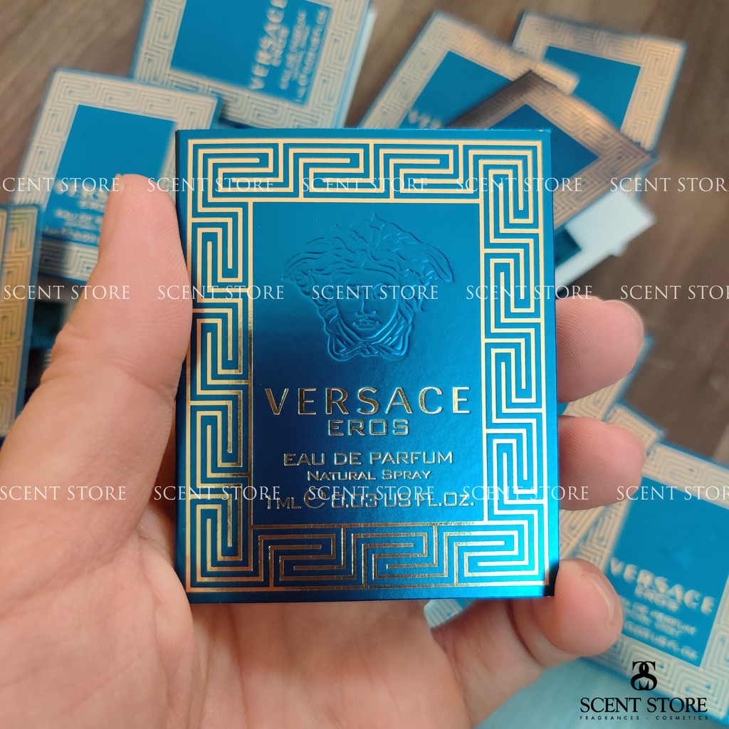 Scentstorevn - Vial chính hãng nước hoa Versace Eros EDT, EDP, Parfum [1ml]