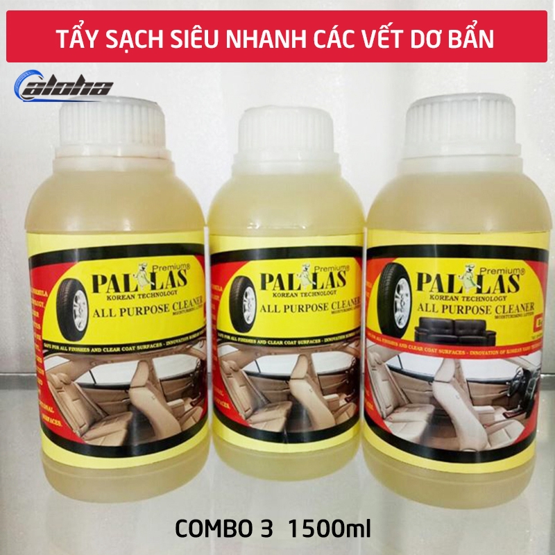 Dung dịch tẩy rửa đa năng Pallas 500ml, nước tẩy làm sạch nhanh ghế da, simili, nội thất xe, lốp xe hơi,ô tô-_P-0503