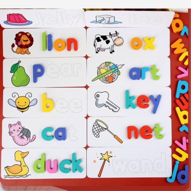 Đồ Chơi Ghép Chữ Tiếng Anh Học Từ Vựng- Spelling Game- tiết kiệm cho mẹ, phát triển cho bé Beosmart