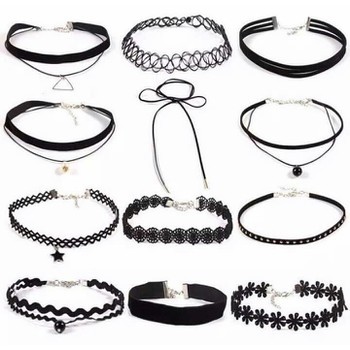Vòng cổ chocker hàng y hình