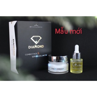 Kem diamond thanh trang gồm 1 serum và 1 kem