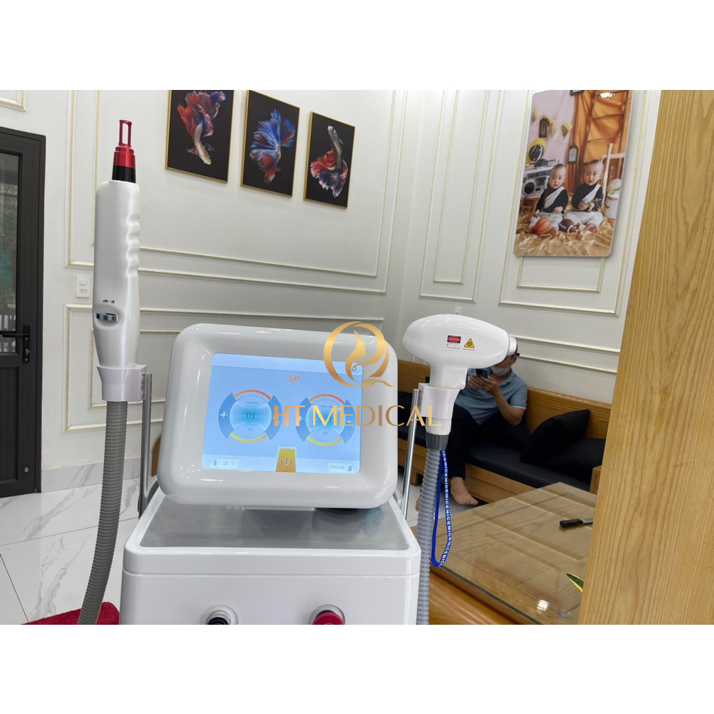 Máy Triệt Lông Diode Laser 808 2in1 Xóa Xăm 2021 / Bảo hành 12 tháng