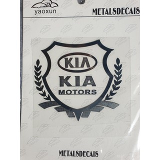 [Logo KIA] Decan bông lúa logo các dòng xe trang trí trên xe oto- Bộ 2 cái