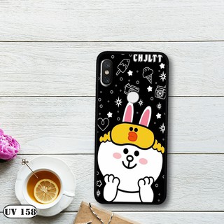 Ốp lưng nhám Xiaomi Mi 8 - in hình
