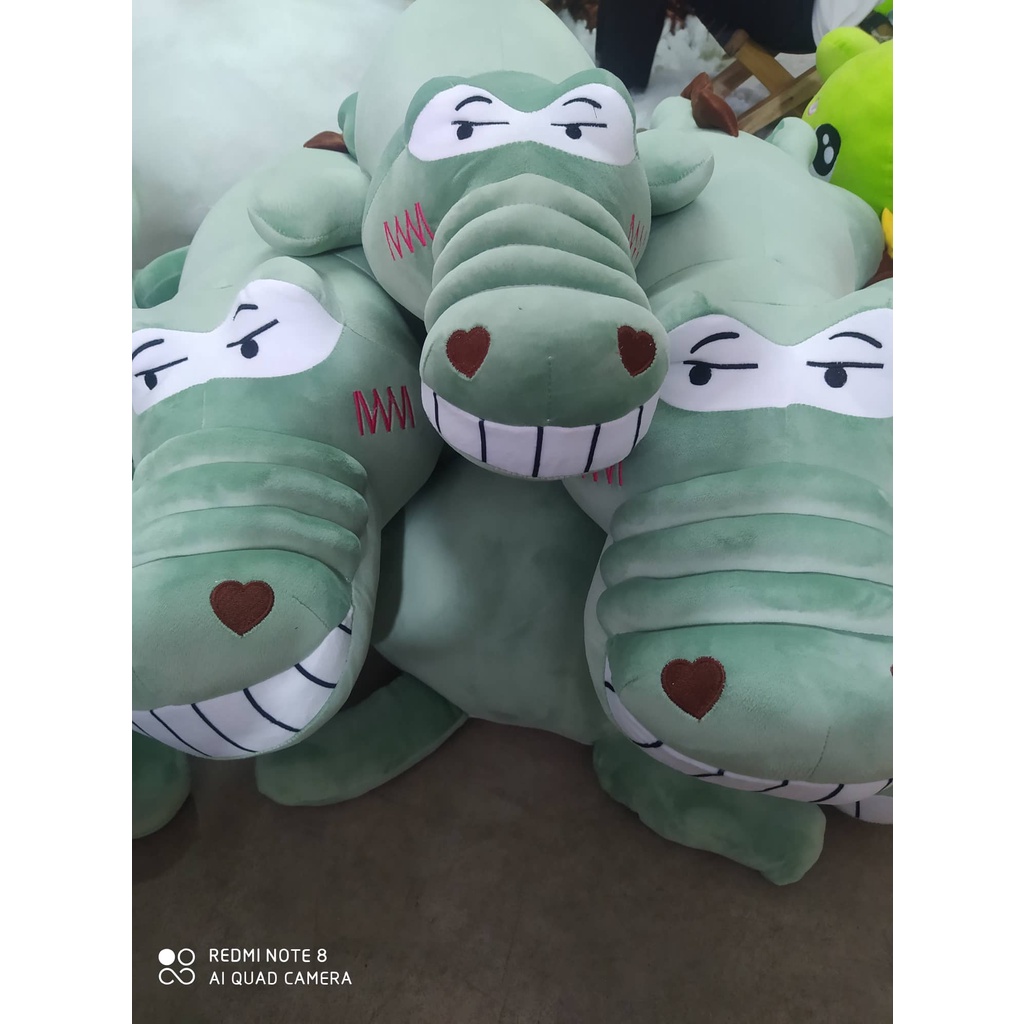 Gấu Bông Cá Sấu Mặt Ngáo nhồi bông to đẹp hàng cao cấp