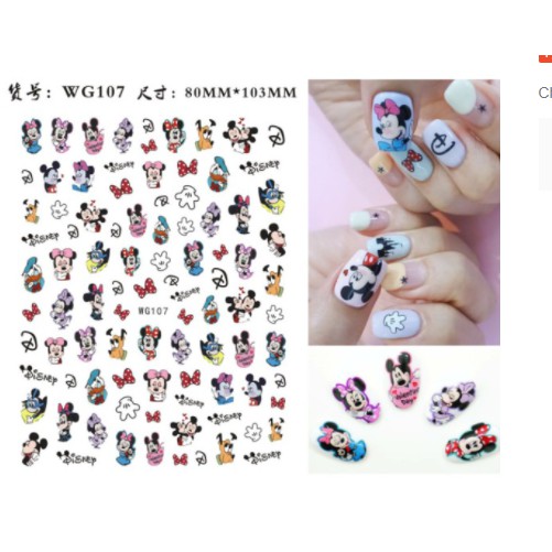 sticker hình chuột mickey