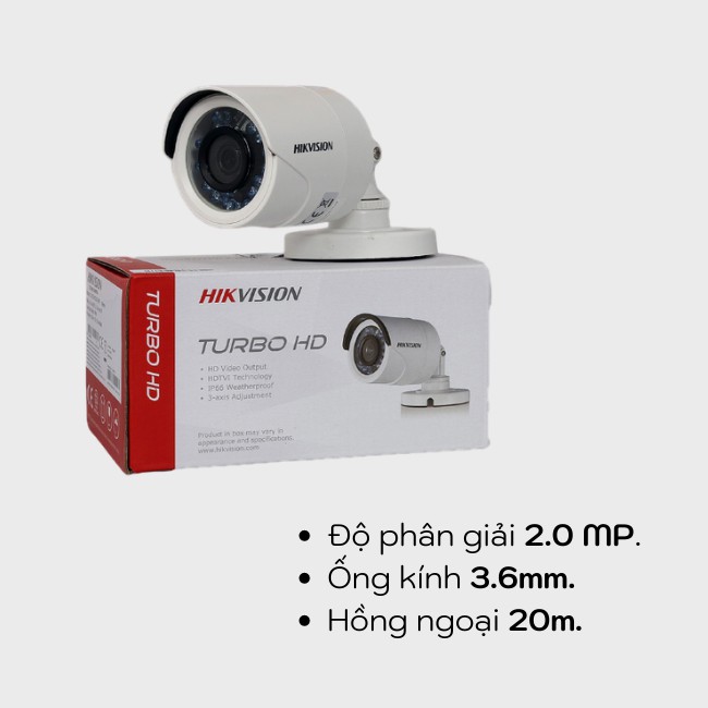 CAMERA HIKVISION DS-2CE16DOT-IRP (HD-TVI 2M) | BigBuy360 - bigbuy360.vn