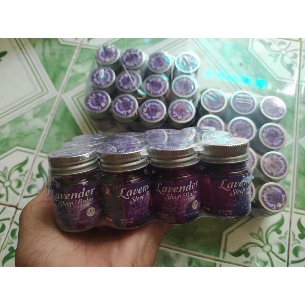 [hàng chính hãng] Dầu cù là lavender Otop Thái Lan giúp ngủ ngon 15gr