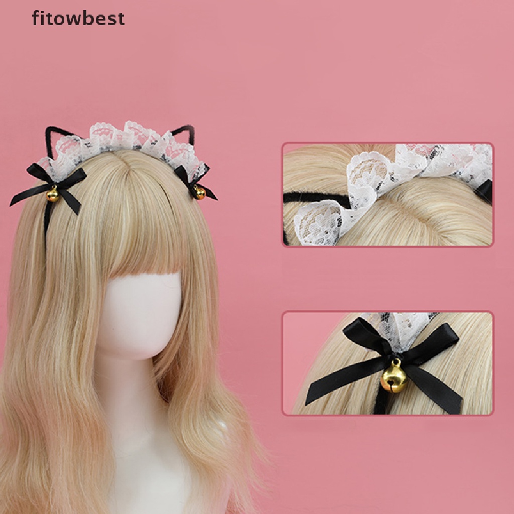 Cài tóc tai mèo GJCUTE dễ thương phong cách lolita