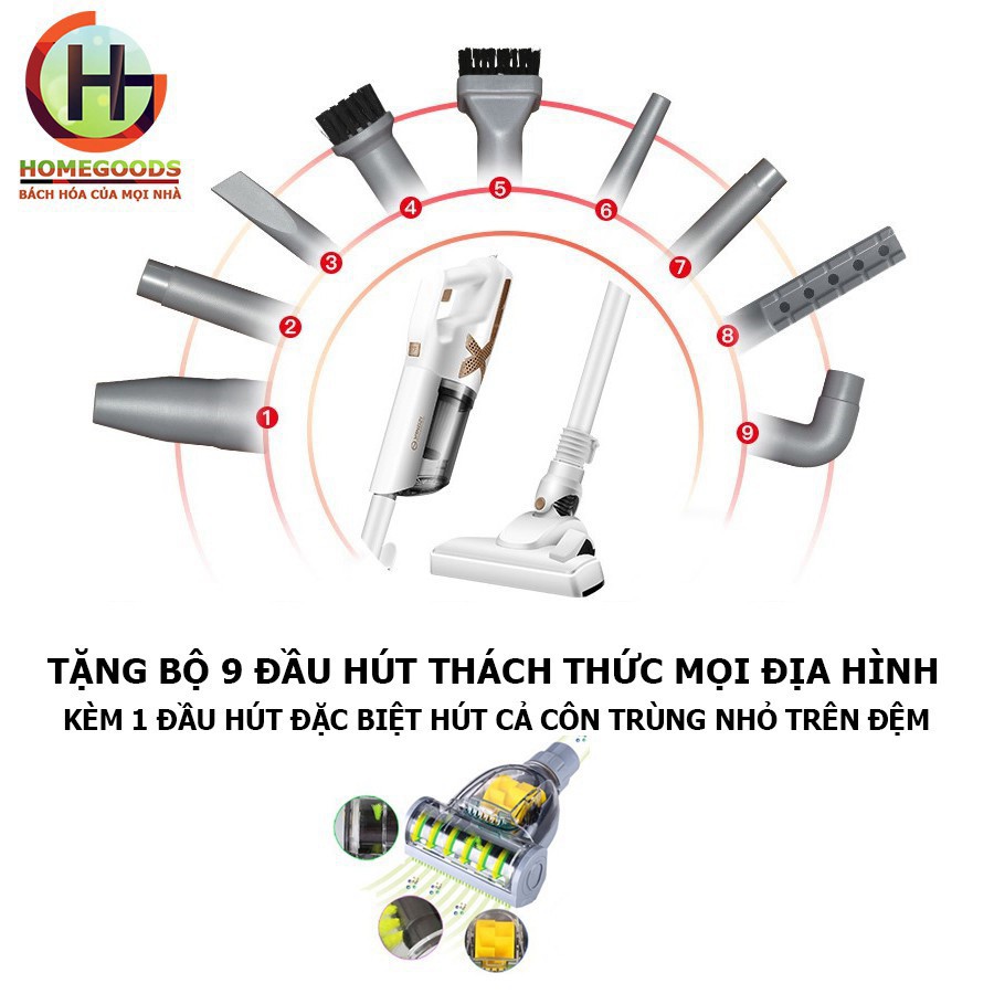 [HÀNG CHÍNH HÃNG] Máy hút bụi cao cấp thông minh cầm tay Yangzi [có bảo hành] | BigBuy360 - bigbuy360.vn