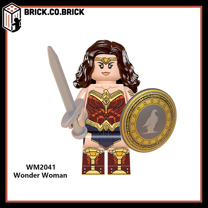 Đồ chơi lắp ráp minifigure và non lego DC Justice League - Mô hình Lắp Ghép Nhân Vật Cheetah, Wonder Woman - WM6100