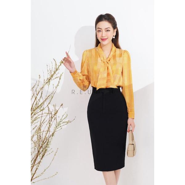 Áo sơ mi thắt nơ