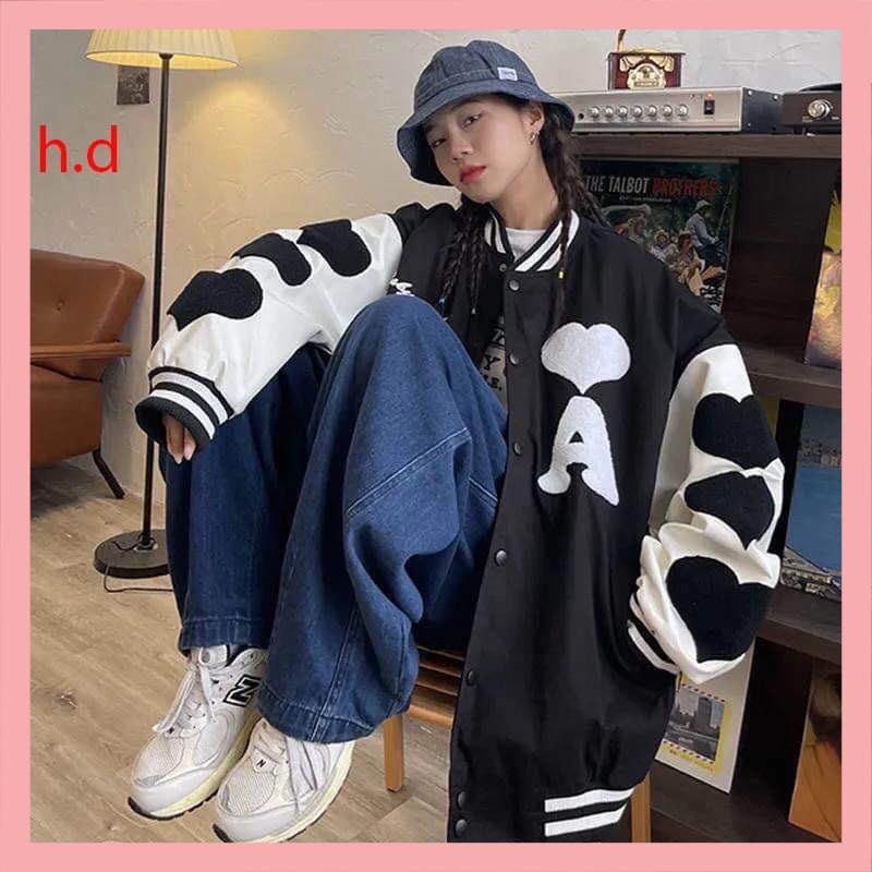 Áo bomber Chữ A TimChất gió mềmhàng 1 lớp cổ, tay áo và gấu áo có bo dệt xịnfreesize 50kgphong cách hàn Quốc