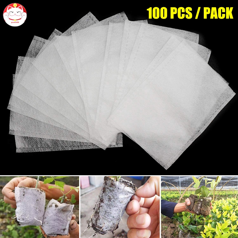 Set 100 Túi Trồng Cây 8x10cm