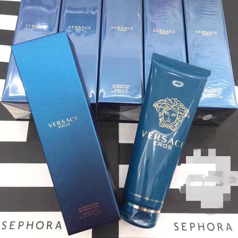 Sữa tắm nước hoa nam Versace Eros 250ml (Xanh dương)