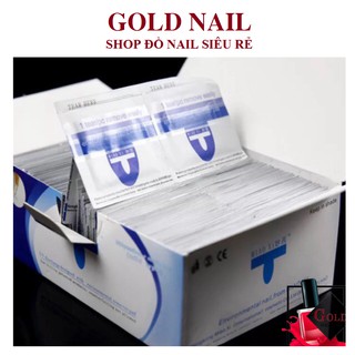 Giấy ủ phá gel , ủ phá có dung dịch sẵn , hộp 200 miếng