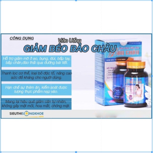 Giảm cân cấp tốc an toàn hiệu quả chính hãng Bảo Châu