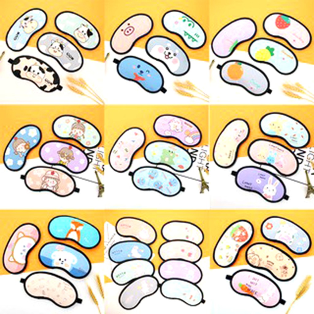 Miếng Che Mắt Ngủ, Miếng Bịt Mắt Ngủ Dạng Gel Nhiều Hình Tiết Dễ Thương