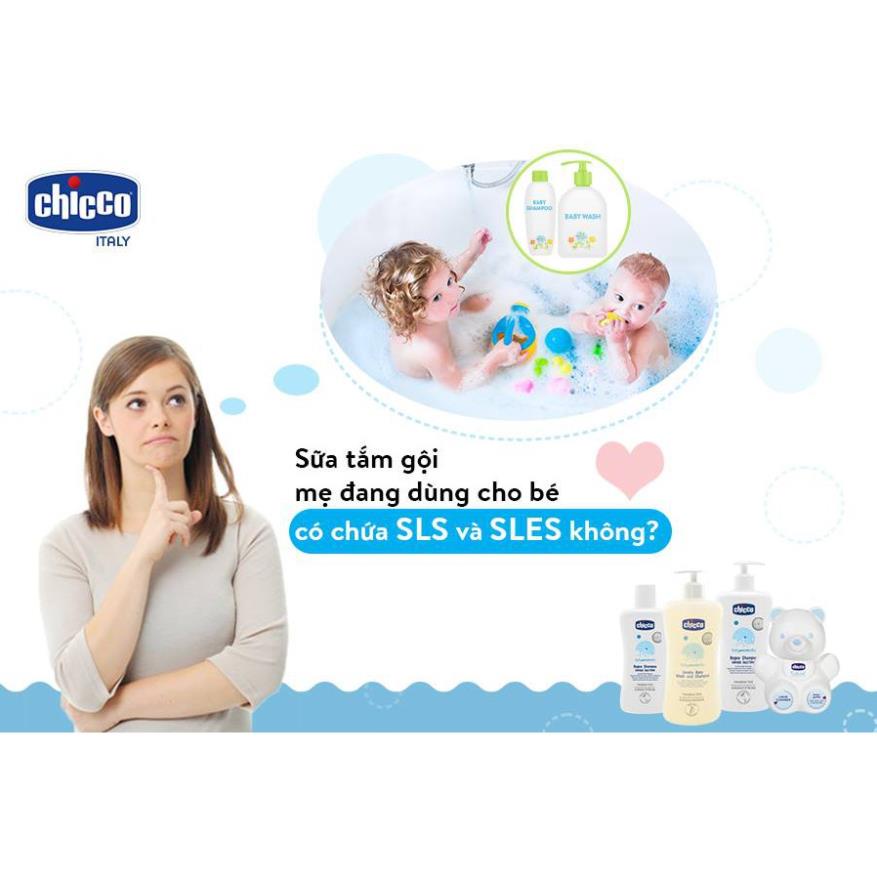 Dầu mát xa Chicco chiết xuất cám gạo 0M+ 200ml