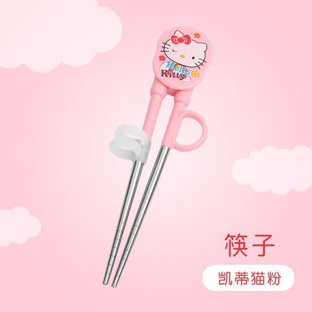 Đũa Tập Ăn Hình Hello Kitty Lx074 Vui Nhộn Cho Bé