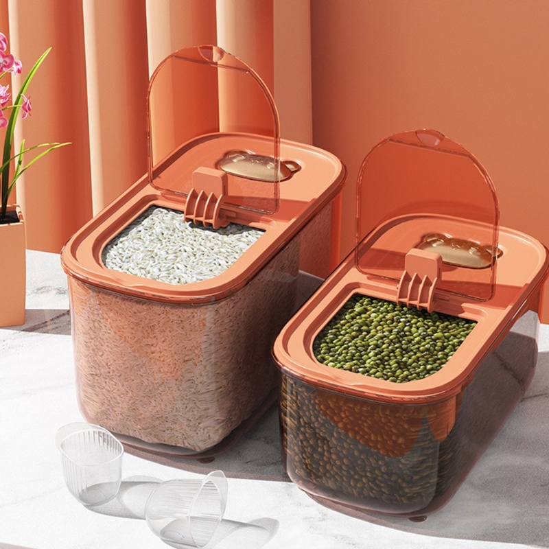 Hộp Đựng Gạo Cỡ Lớn Có Nắp Đậy Tiện Lợi Dành Cho Nhà Bếp