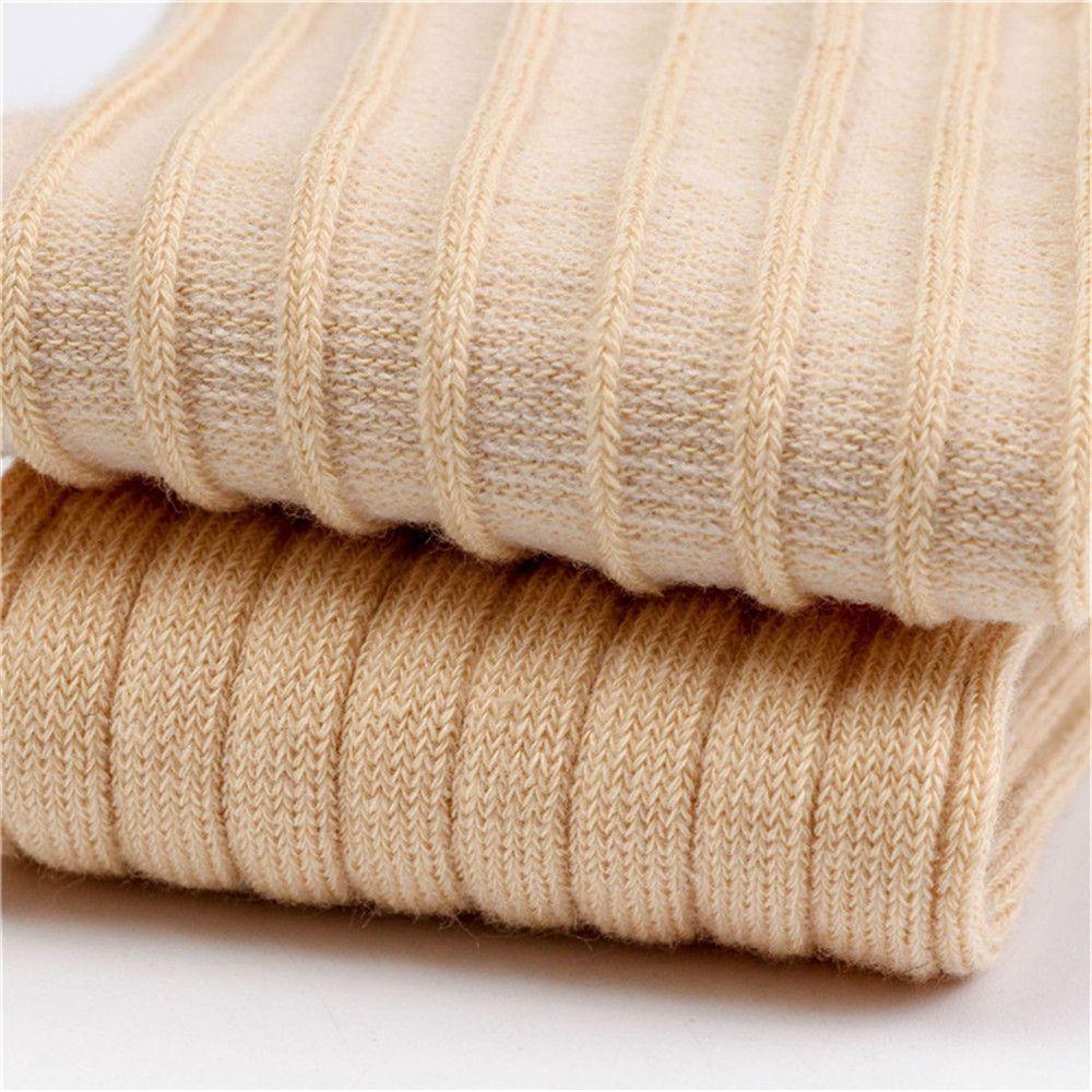 Vớ Cotton Dài Qua Gối Họa Tiết Kẻ Sọc Màu Kẹo Ngọt Cho Bé