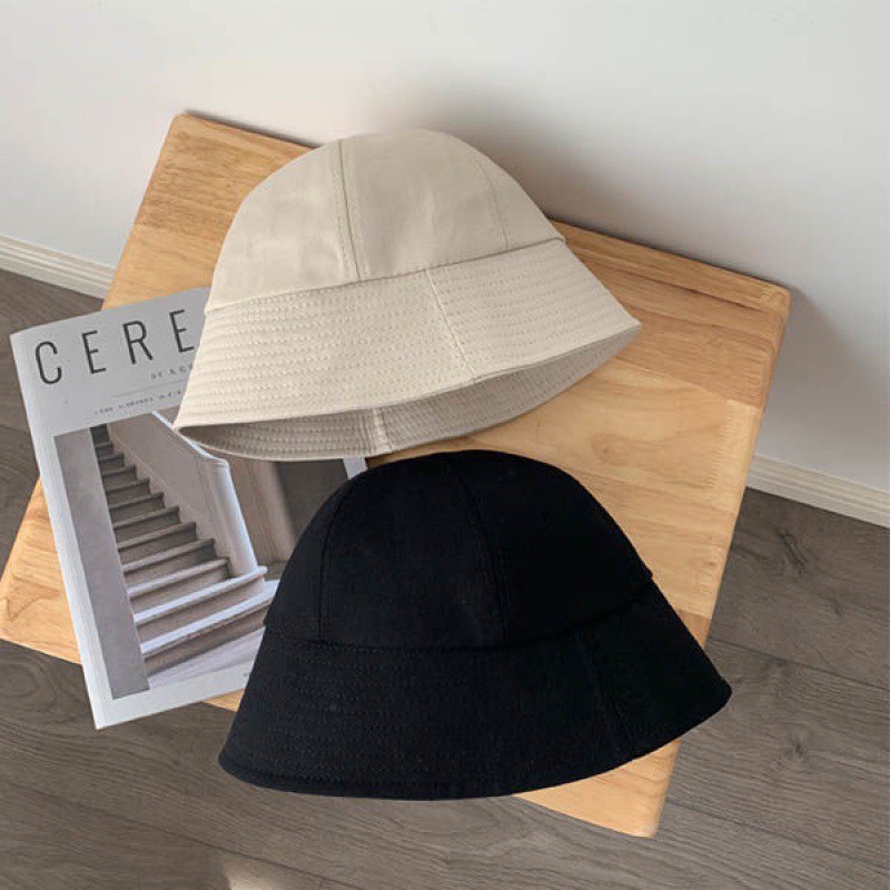 Mũ bucket vành cụp trơn HAZIN phong cách Unisex phù hợp cả nam nữ