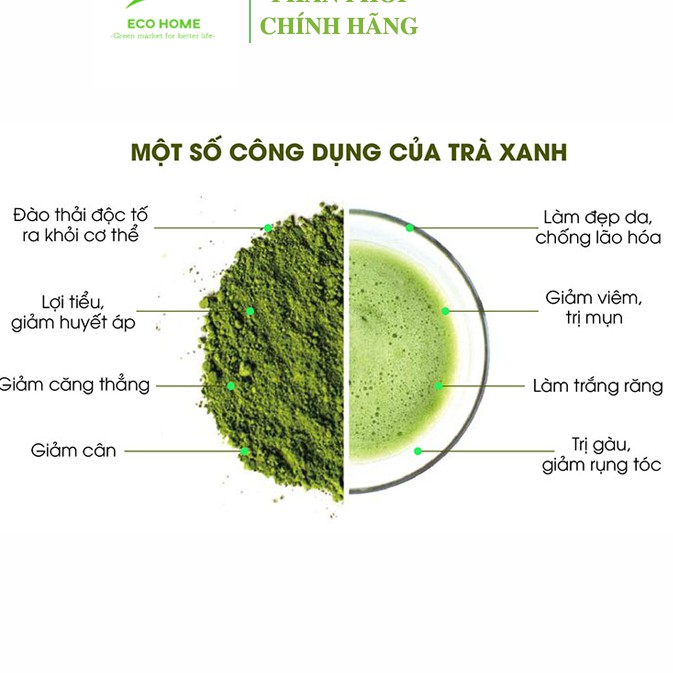 Bột trà xanh nguyên chất Quảng Thanh 100g