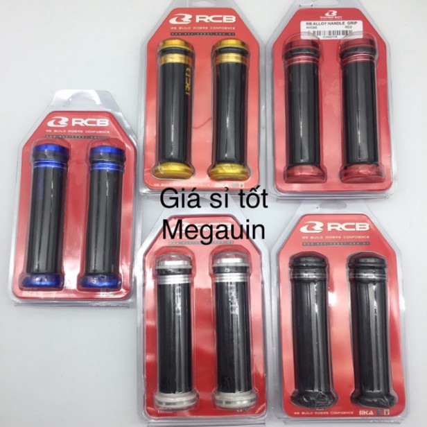 Bao tay nắm cao su Racing Boy gù nhôm CNC xe máy (giá 1 cặp)