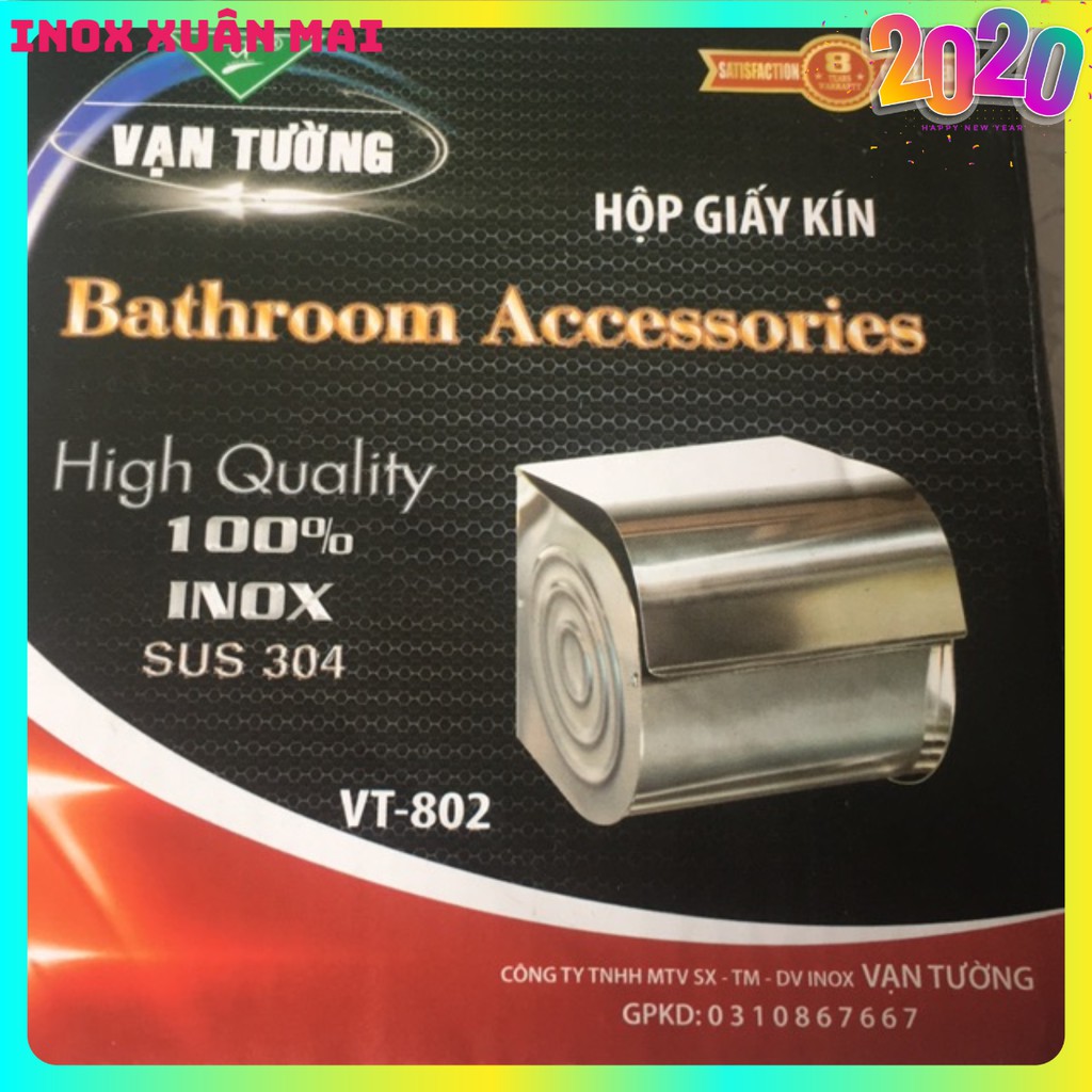 Hôp giấy kín inox 304 thanh lý