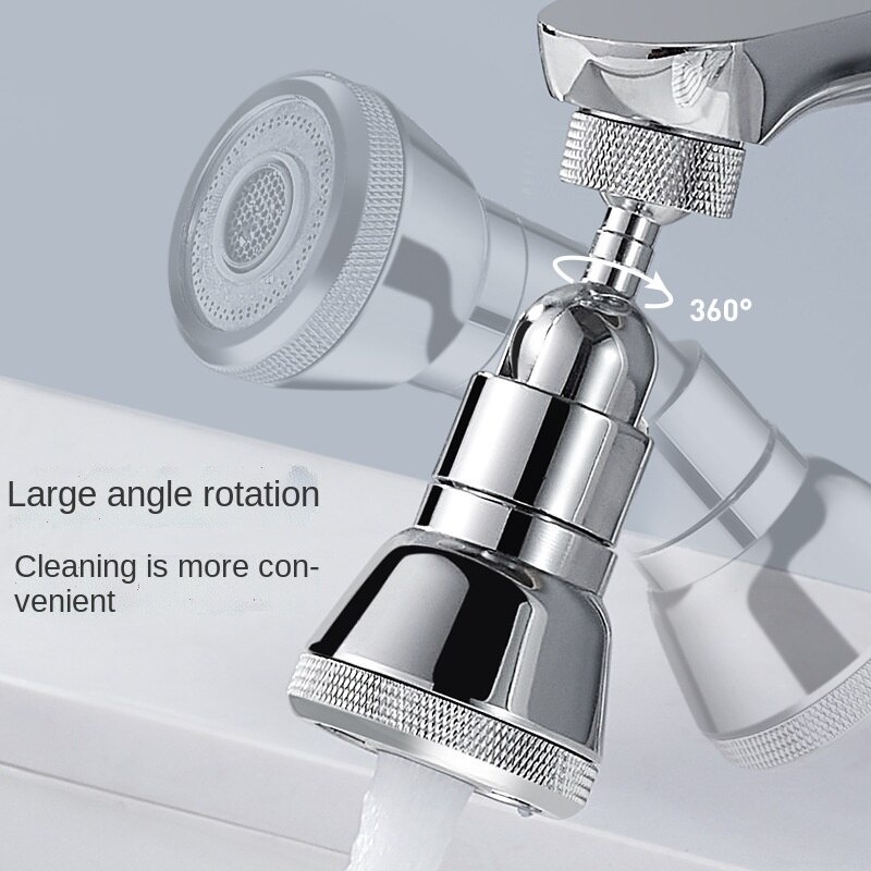 Đầu Vòi Nước Mở Rộng Xoay 360 Độ Chống Văng Tiết Kiệm Nước Cho Nhà Bếp Nhà Tắm