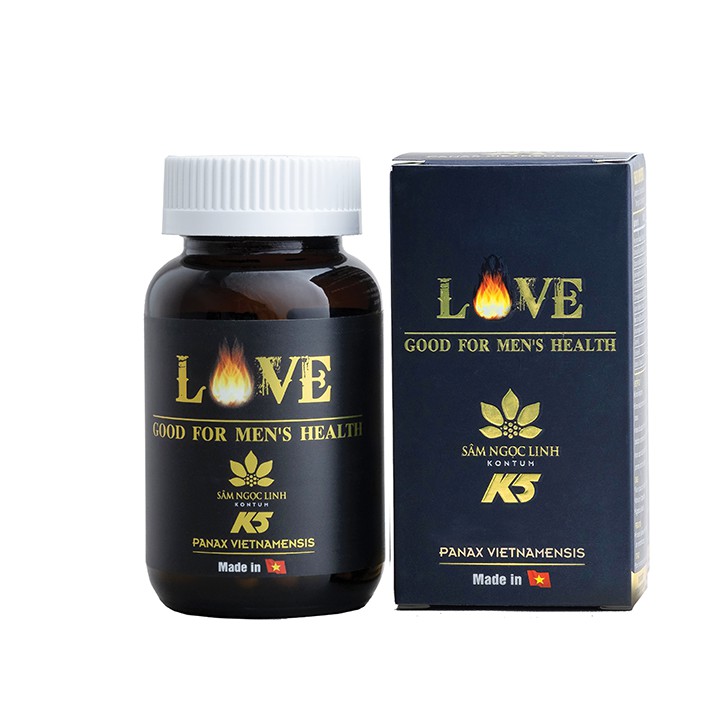 Sâm LOVE Good For Men's Viên Uống Tăng Cường Sinh Lý Nam Hộp 30 Viên