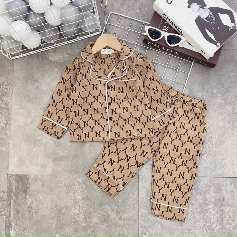 SIZE 20-32kg: bộ pijama lụa tuyết mềm đẹp cho bé trai bé gái - BPLT