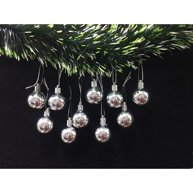 NOEL - TẾT : 6 - 10 TRÁI CHÂU 3CM & 4CM TRANG TRÍ NOEL, GIÁNG SINH, TẾT, cây thông, cây tùng.