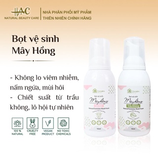 Bọt vệ sinh Mây Hồng ngăn ngừa viêm nhiễm, nấm ngứa, mùi hôi, chiết suất từ trầu không, lô hội tự nhiên - Cỏ Mềm