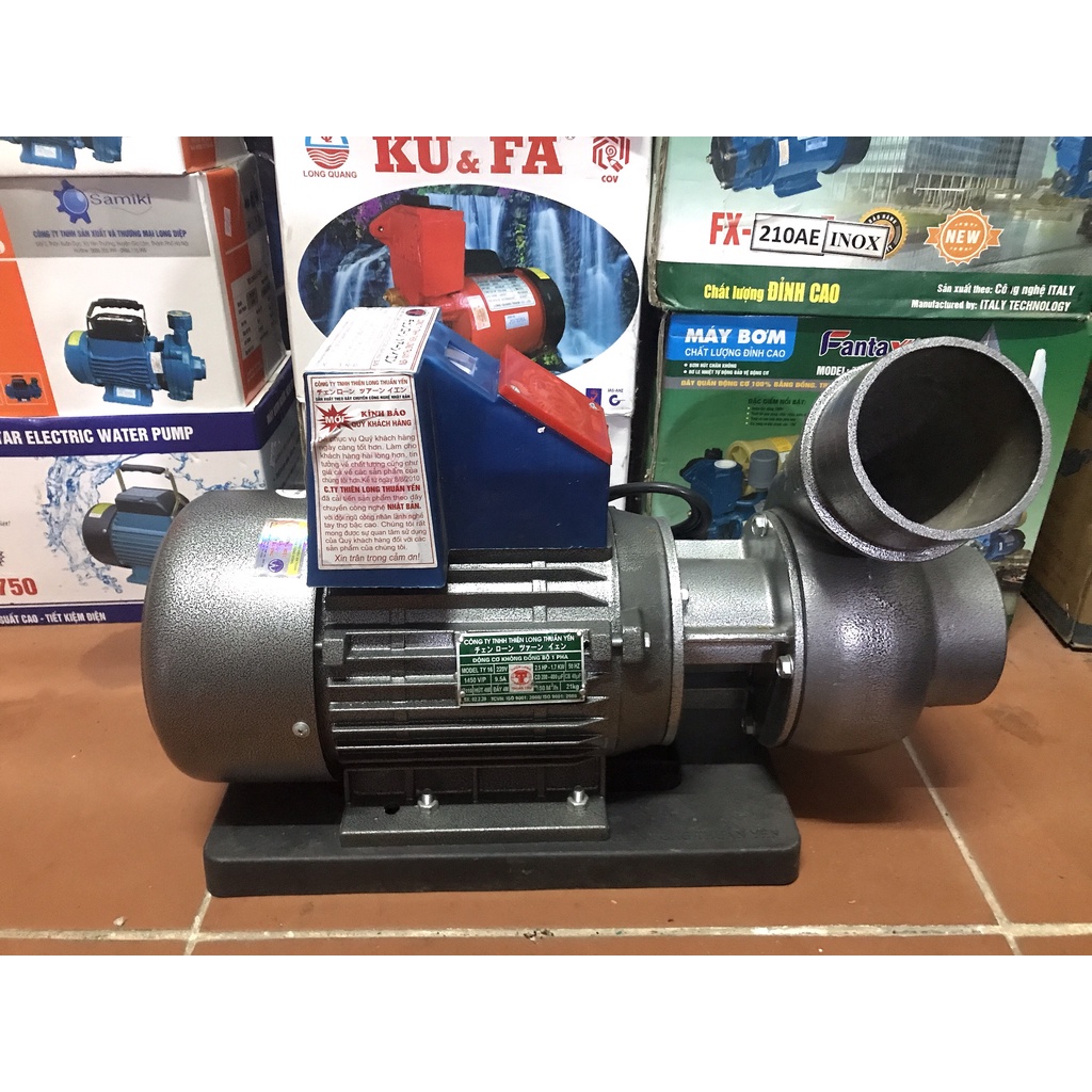 [TOP 1 SHOPEE] [CHÍNH HÃNG] Máy bơm ao 1.5KW 1.7KW | Bơm nước 1 pha Thiên Long Thuận Yến (Cam kết lõi đồng 100%)