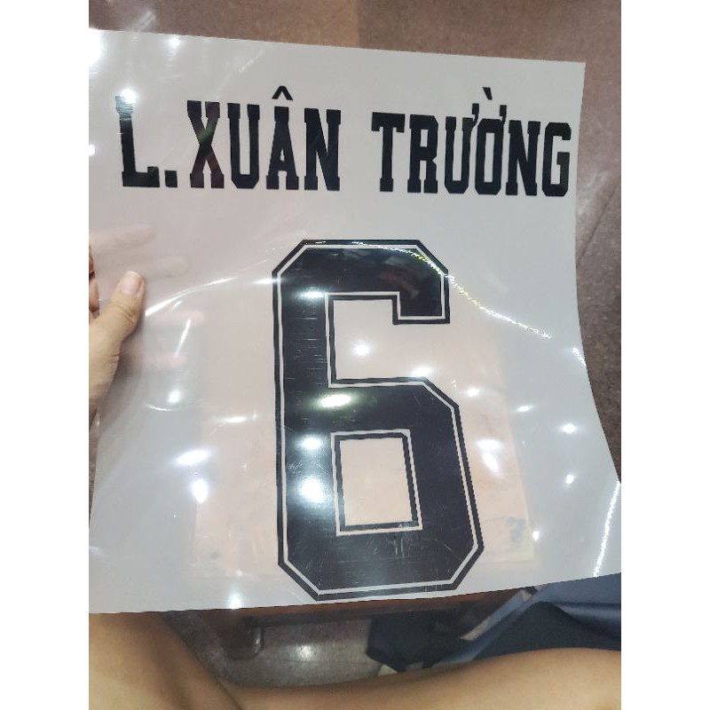 nameset tên số cầu thủ font HAGL 2021