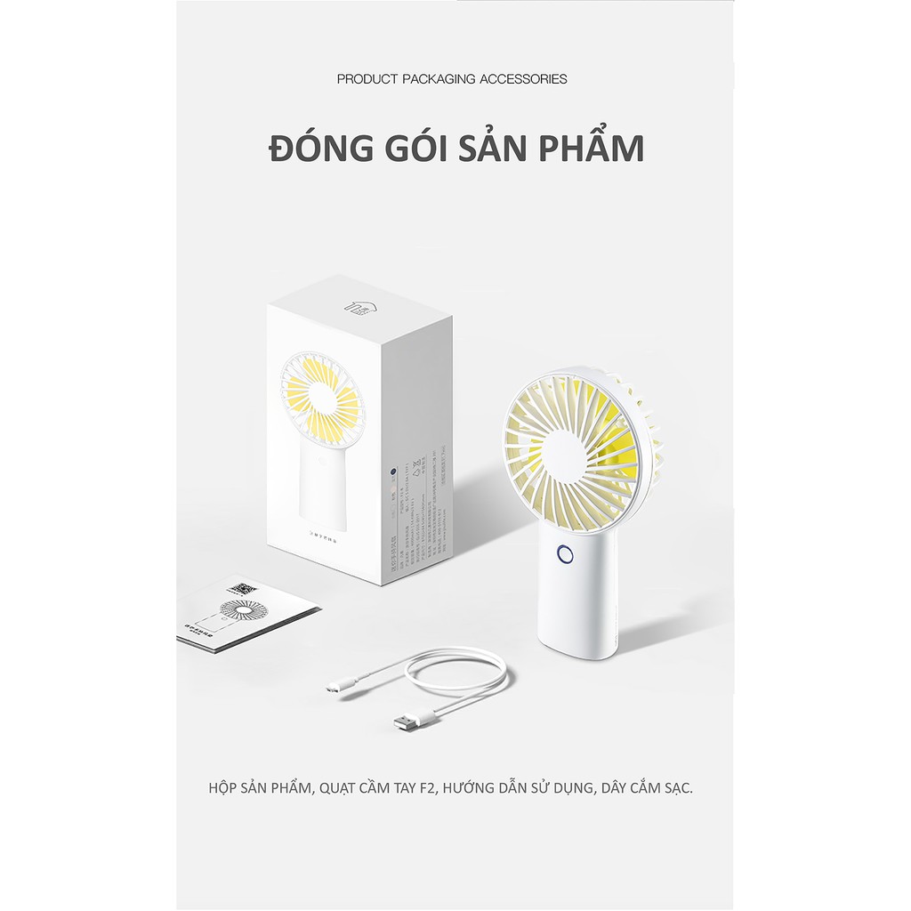 Quạt cầm tay mini khuếch tán hương thơm tinh dầu và nước hoa 3 cấp độ gió Jisulife F2B – Quạt mini USB sạc nhanh 3 giờ | BigBuy360 - bigbuy360.vn