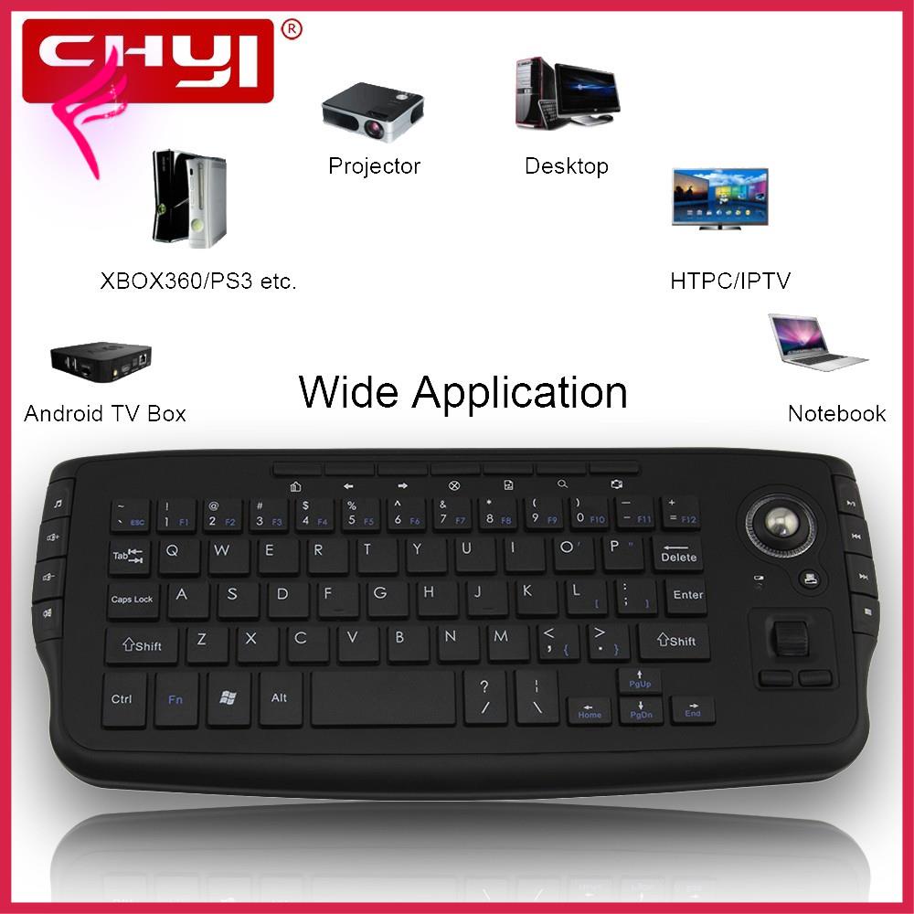 Chuột bàn phím 2.4G Mini không dây Trackball đa năng USB cho máy tính bảng/ máy tính bàn/ laptop
