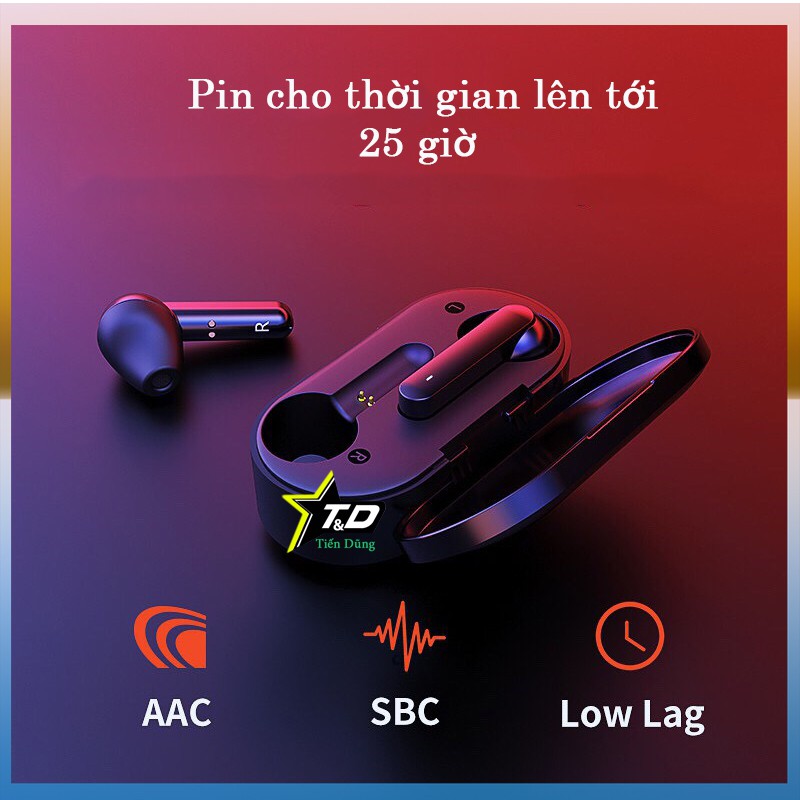 Tai nghe Bluetooth True Wireless QCY T3 - Tai nghe không dây QCY T3 chống nước IPX5 dòng QCY chính hãng