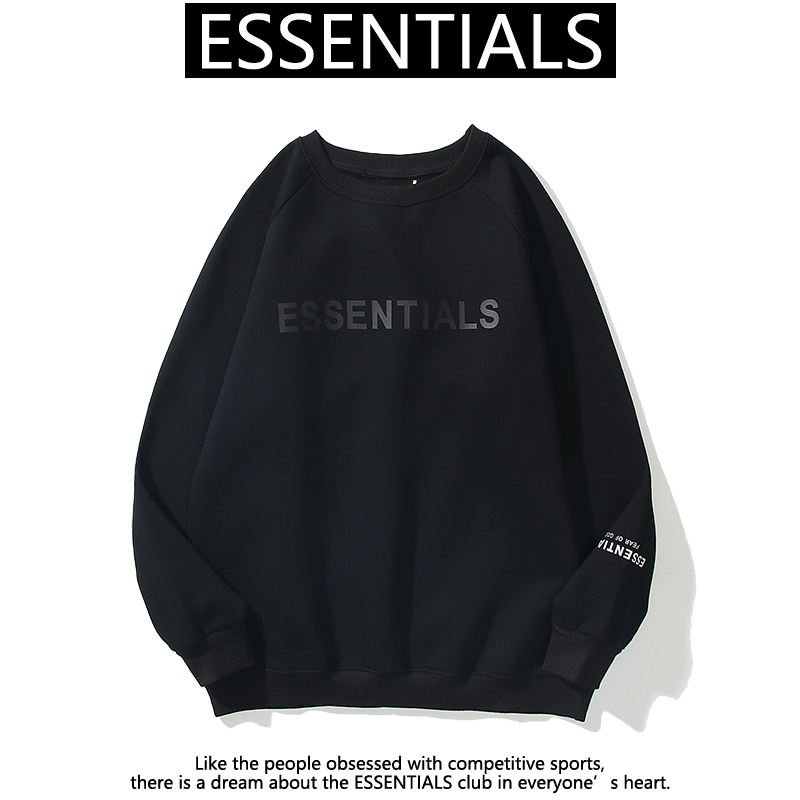 Áo sweater chất liệu cotton in họa tiết chữ hợp thời trang trẻ trung cho nữ nam