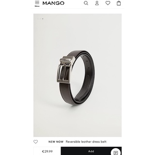 [Mango Auth] Dây Thắt Lưng Nam Mango Auth