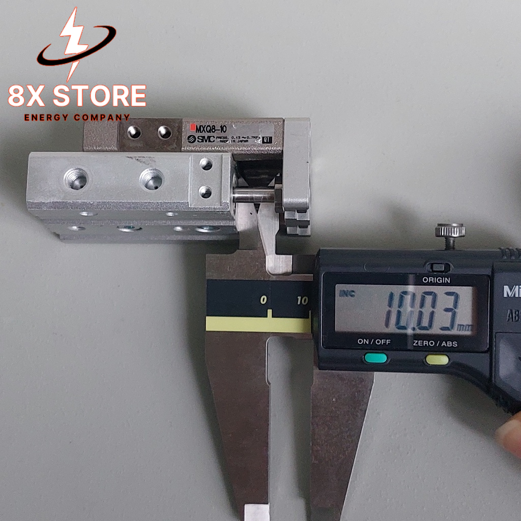 Xylanh khí nén 2Ty SMC MXQ8-10, MXQ8L-10, MXQ12, MXQ6 ,Hành Trình 10,20,30mm