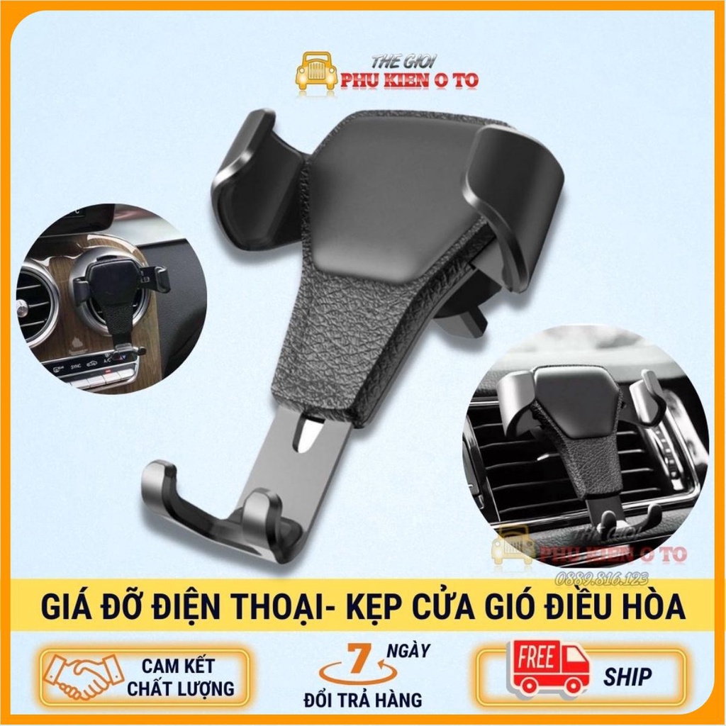 Giá Đỡ Điện Thoại Trên Ô tô Kẹp Trên Cửa Gió Điều Hòa Trên Xe Hơi Cực Kỳ Chắc Chắn