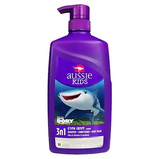Dầu Gội Xả Tắm Dành Cho Trẻ Em 3In1 Aussie Kids Dory 865ml