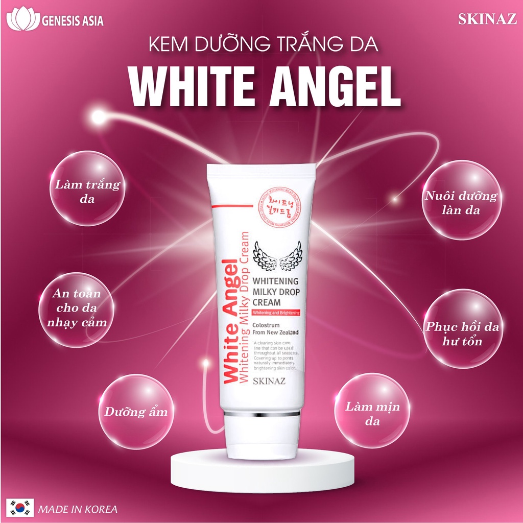 Kem dưỡng trắng nâng tone White Angle Skinaz Hàn Quốc 70g