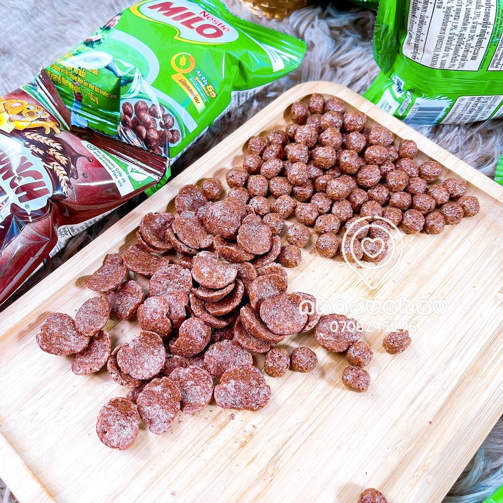 Lẻ một gói bánh snack viên Milo nhỏ xinh Thái Lan gói 15g