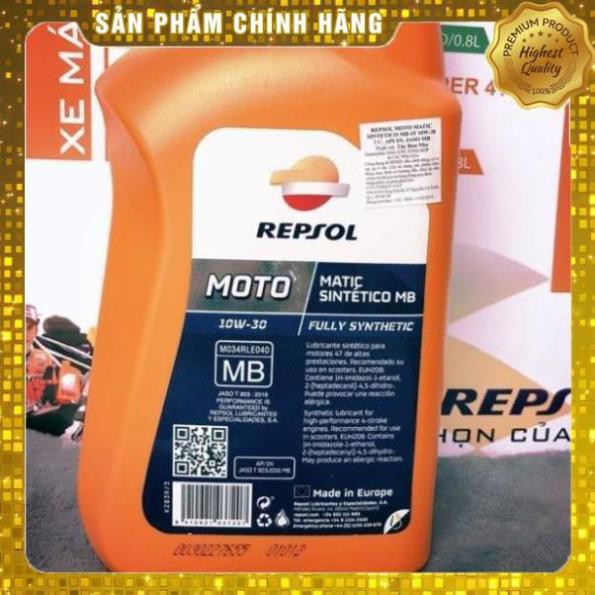 Nhớt Repsol Matic Sintetico MB 10w30 1L