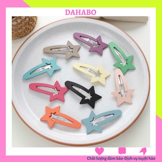 Kẹp Tóc Bấm, Kẹp Tóc Hình Ngôi Sao, Hình Thỏ Trơn Lì Đẹp Phong Cách Hàn Quốc DAHABOO KT14